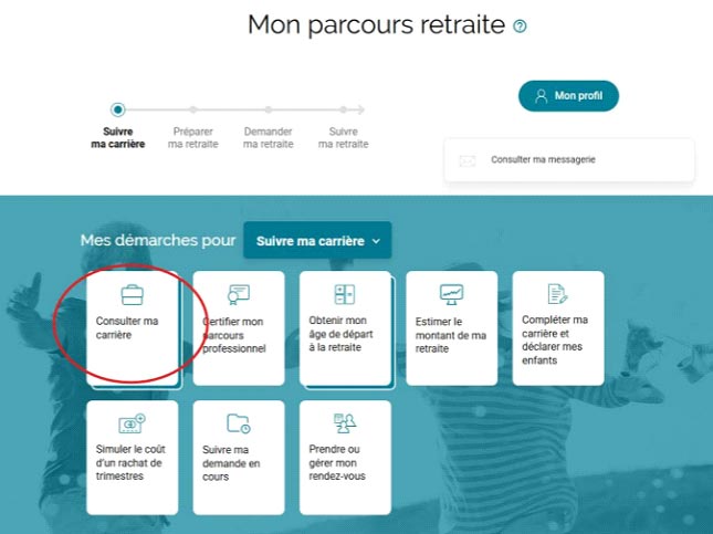 recuperer son releve de carriere 2