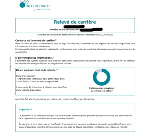 recuperer son releve de carriere 5